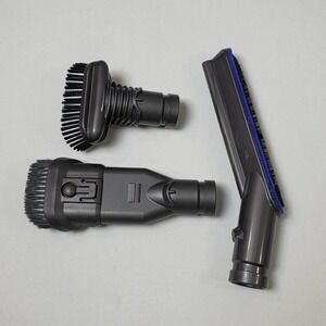 Dyson Vacuum Attachment Set 3pc Soft Dusting Brush Upholstery Mattress Tools